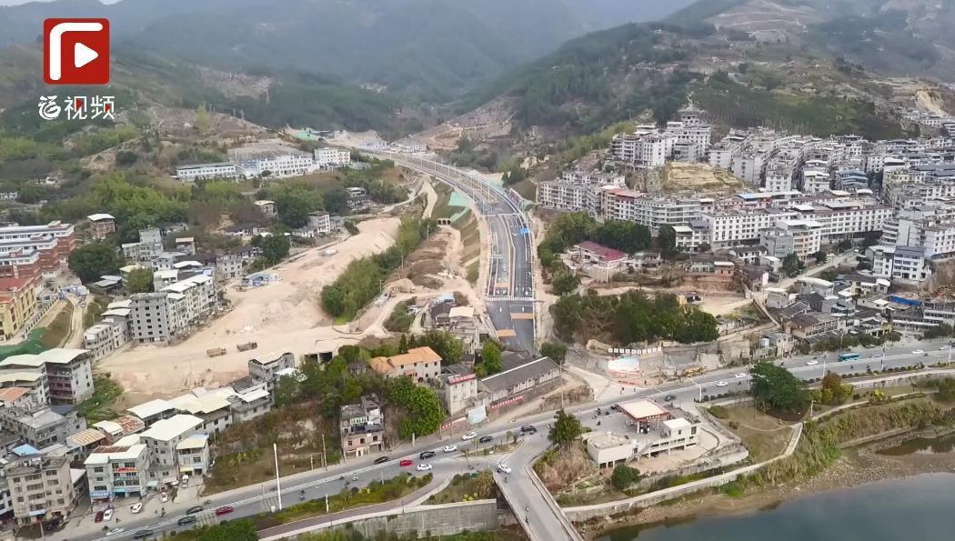 永泰县城区二环路 古岸桥至马洋桥段道路试通车 今后大中型车辆过境