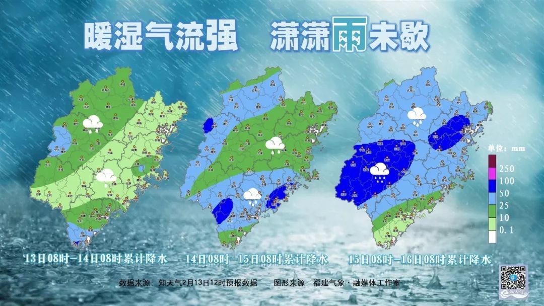 气流的影响 未来三天 全省以阴雨天气为主 全省大部分地区都有中雨